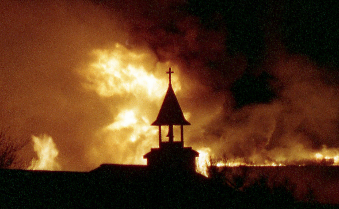 Fire at Old Tucson